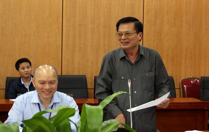 Nguyên Bộ trưởng Bộ Nội vụ Trần Văn Tuấn phát biểu tại Hội thảo (ảnh nguồn Cổng thông tin điện tử Bộ Nội vụ).