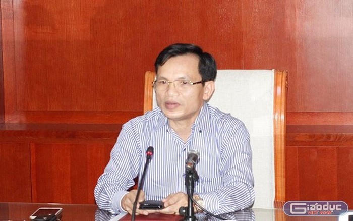 Ông Mai Văn Trinh, Cục trưởng Cục Quản lý chất lượng, Bộ Giáo dục và Đào tạo (ảnh Trinh Phúc).