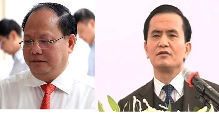 Ông Tất Thành Cang (bên trái) và ông Ngô Văn Tuấn.