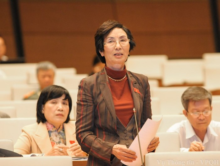 Bà Bùi Thị An, đại biểu Quốc hội khóa 13 (ảnh quochoi.vn).