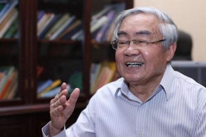 Giáo sư Phạm Minh Hạc, nguyên Bộ trưởng Bộ Giáo dục (ảnh nguồn Báo Lao Động).