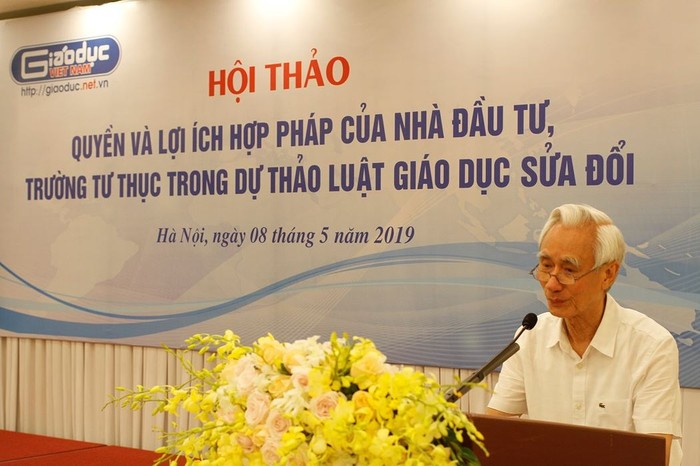Thầy Nguyễn Phú Cường cho rằng, những học sinh có điểm đầu vào lớp 10 thấp rất khó để theo học kịp chương trình phổ thông trung học (ảnh giaoduc.net.vn).