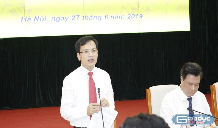 Ông Mai Văn Trinh, Cục trưởng Cục Quản lý Chất lượng, Bộ Giáo dục và Đào tạo (ảnh Trinh Phúc).