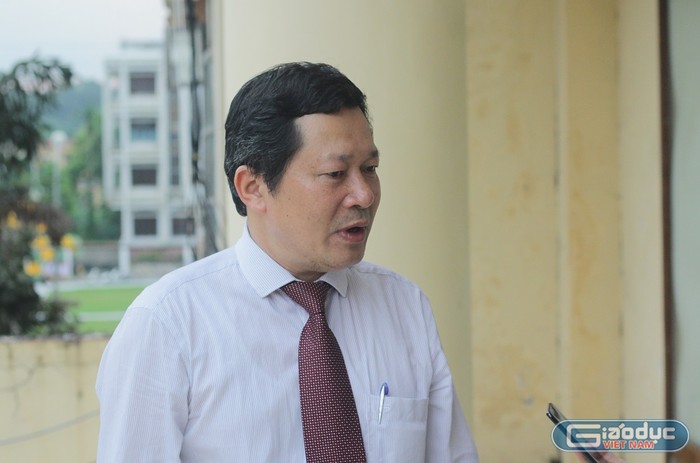 Ông Vương Văn Bằng, Giám đốc Sở Giáo dục và Đào tạo tỉnh Yên Bái (ảnh Trinh Phúc).