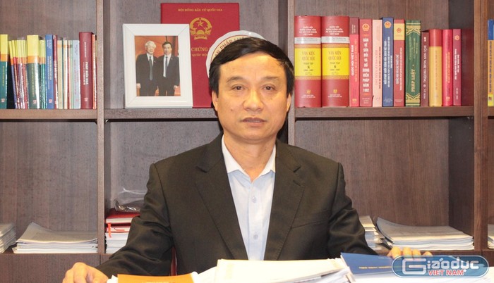 Đại biểu Quốc hội Bùi Văn Xuyền, Ủy viên Thường trực Ủy ban Pháp luật của Quốc hội (ảnh Trinh Phúc).
