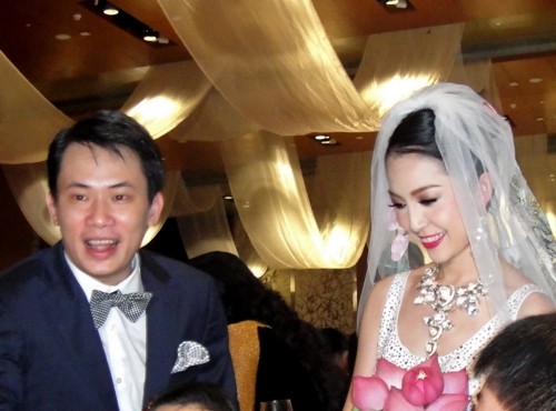Bức hình chụp tại đám cưới của Linh Nga