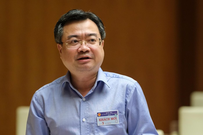 Bộ trưởng Bộ Xây dựng Nguyễn Thanh Nghị. Ảnh: Cổng thông tin điện tử Quốc hội
