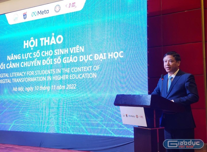 Tiến sĩ Nguyễn Sơn Hải phát biểu tại hội thảo. Ảnh: Hoài Linh