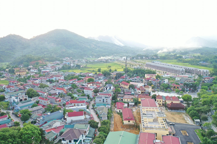 Một góc của thị trấn Lục Yên