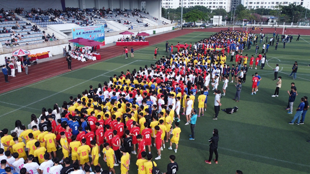 Lễ khai mạc giải bóng đá học sinh trung học phổ thông Hà Nội - An ninh Thủ đô lần thứ XXI - 2022 Cúp Number 1 Active sáng ngày 27/11.