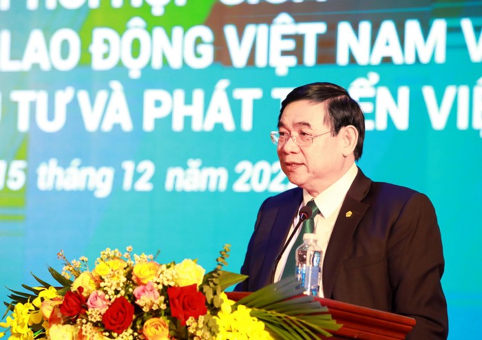 Ông Phan Đức Tú – Chủ tịch Hội đồng quản trị BIDV phát biểu tại buổi lễ