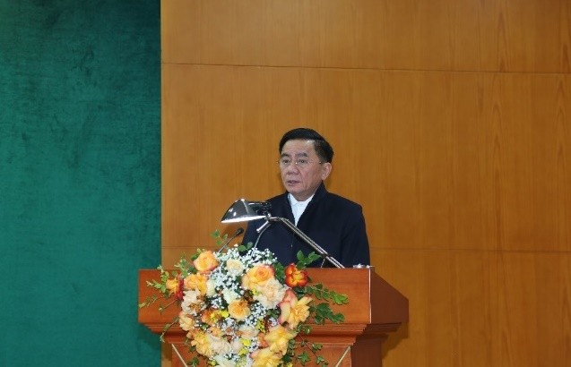 Đồng chí Trần Cẩm Tú phát biểu chỉ đạo hội nghị. Ảnh: baochinhphu.vn