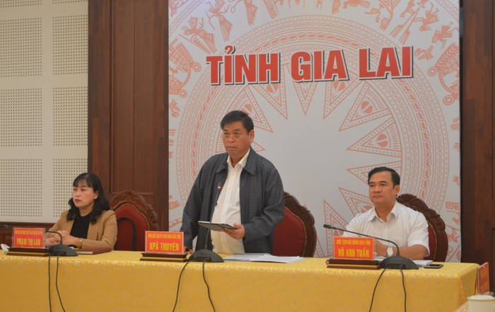 Ông Kpă Thuyên - Tỉnh ủy viên, Phó Chủ tịch Ủy ban nhân dân tỉnh Gia Lai. (Ảnh: Báo Gia Lai)