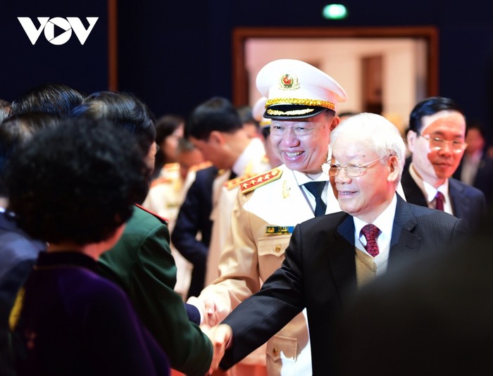 Tổng Bí thư Nguyễn Phú Trọng dự và phát biểu tại buổi lễ.