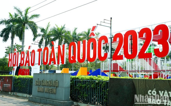 Hội Báo toàn quốc năm 2023 diễn ra trong 03 ngày, từ 17 - 19/3 tại Bảo tàng Hà Nội. Ảnh: Báo Nhân dân