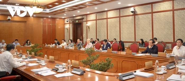 Bộ Chính trị, Ban Bí thư đã thảo luận và Quyết định Chương trình kiểm tra của Bộ Chính trị, Ban Bí thư năm 2023.