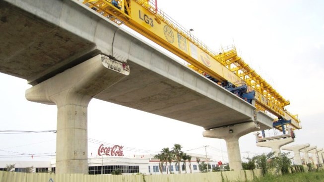 Dự án metro số 2 Bến Thành - Tham Lương đang xin gia hạn thực hiện dự án đến năm 2020. Ảnh: Pháp luật Thành phố Hồ Chí Minh.