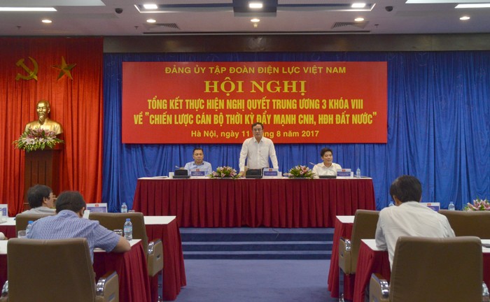 Đảng bộ Tập đoàn Điện lực Việt Nam coi trọng việc trọng dụng nhân tài, thu hút nguồn nhân lực chất lượng cao. Ảnh: Xuân Tiến/EVN.