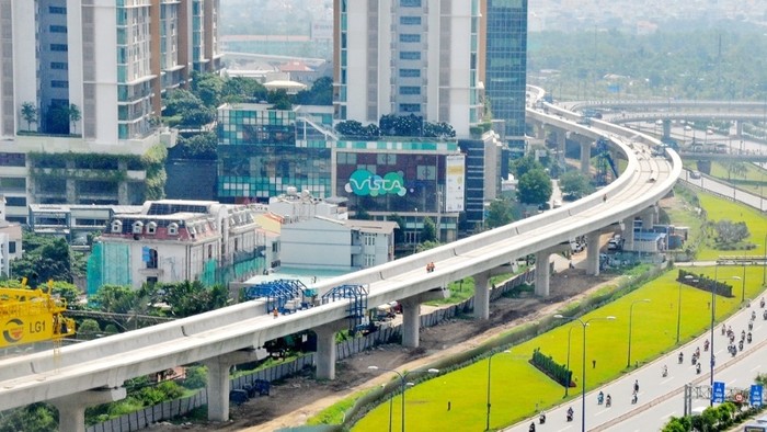 Dự án đường sắt đô thị số 1 Thành phố Hồ Chí Minh tuyến Bến Thành - Suối Tiên vừa được Bộ Giao thông Vận tải đề xuất tăng thêm 30 nghìn tỷ. Ảnh: Nhandan