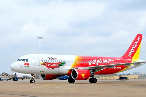Vietjet là một trong ba hãng hàng không trên thế giới, cùng với American Airlines (Mỹ) và Qantas (Australia) sơn hình ảnh bộ phim bom tấn “ Planes” của Disney.