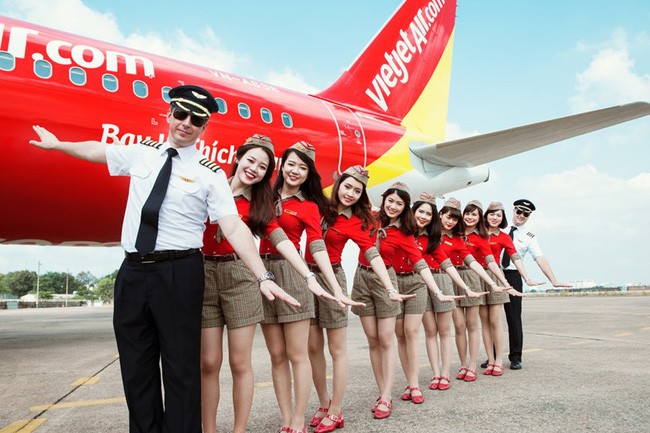 Liên tiếp nhiều năm Vietjet được vinh danh là &quot;Hãng hàng không được yêu thích nhất&quot;.