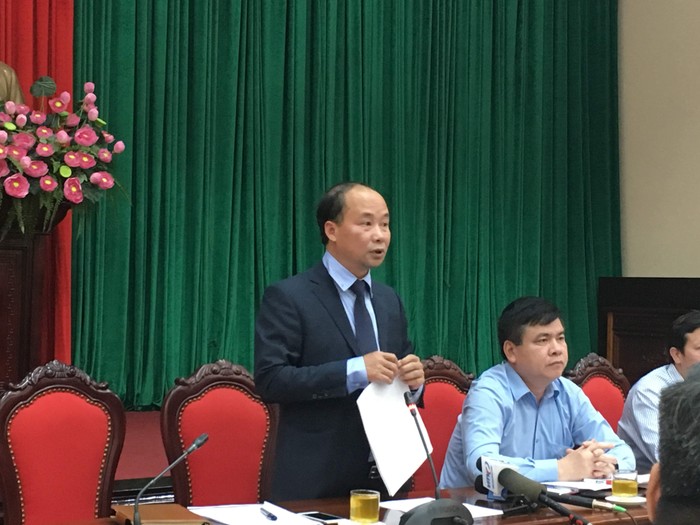 Ông Nguyễn Đình Hòa, Phó Giám đốc Sở Nội vụ Hà Nội cho biết, riêng năm 2018 đã giảm được 1 cơ quan hành chính và 32 đơn vị sự nghiệp. Ảnh: Vũ Phương.