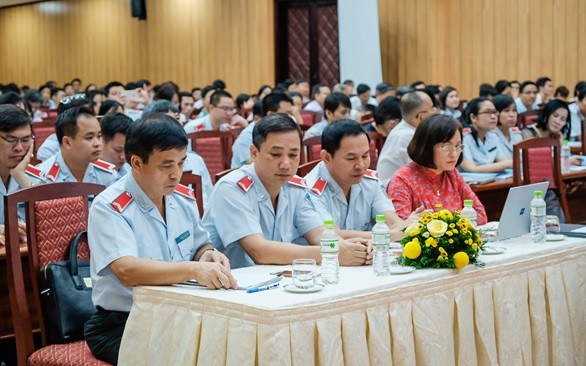 Các đại biểu tham gia hội nghị tập huấn.