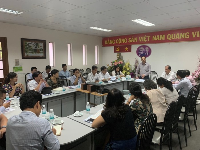 Cục trưởng Cục Quản lý Dược - ông Vũ Tuấn Cường kiểm tra Công tác quản lý Dược phẩm, Mỹ phẩm trên địa bàn Thành phố Hồ Chí Minh.