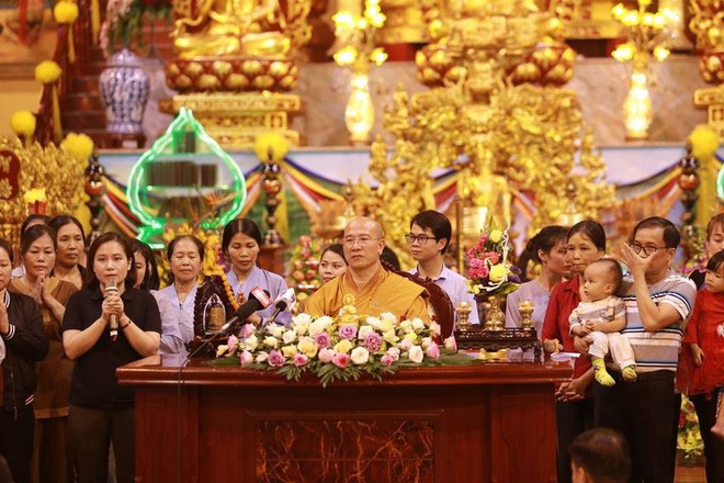 Trụ trì Thích Trúc Thái Minh chịu trách nhiệm như thế nào sau những hoạt động thỉnh vong tại chùa Ba Vàng. Ảnh: TP.