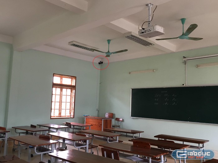 Trường trung học phổ thông chuyên Sơn La, nơi có nhiều thí sinh được nâng điểm kỳ thi trung học phổ thông quốc gia 2018 dù phòng thi được trang bị camera, nhưng những ngày thi lại không hoạt động. Ảnh: Vũ Phương.