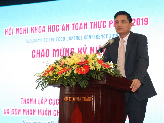 Cục trưởng Nguyễn Thanh Phong phát biểu tại hội nghị.