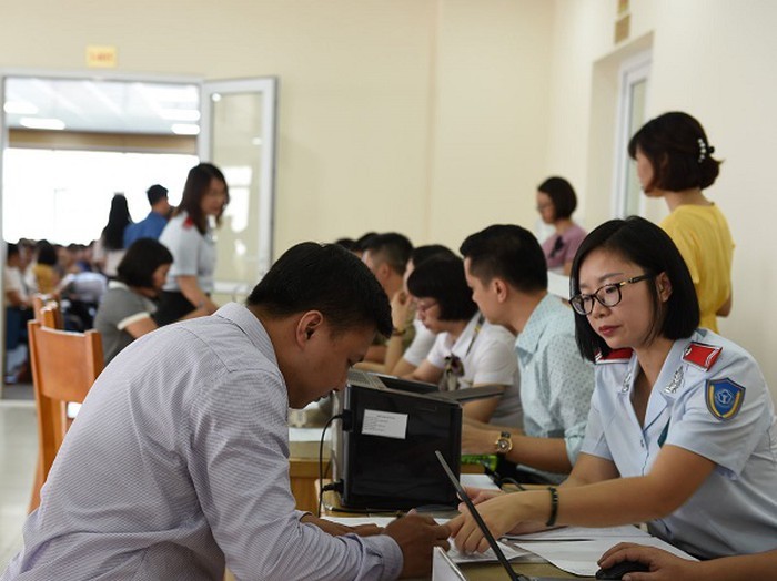 Thanh tra chuyên ngành BHXH Thành phố Hà Nội tiến hành thanh tra đơn vị nợ bảo hiểm xã hội.