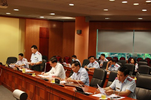 Thanh tra Chính phủ công bố quyết định thanh tra Viện Hàn lâm Khoa học xã hội Việt Nam. Ảnh: TTCP.