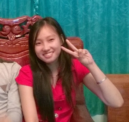Chân dung nữ sinh Nguyễn Thị Diễm My đang bị mất tích (ảnh tư liệu gia đình)