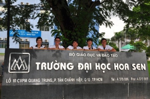 UBND TP.HCM vừa chỉ đạo Thanh tra thành lập đoàn thanh tra toàn diện tại trường ĐH Hoa Sen (Ảnh minh họa từ website nhà trường)