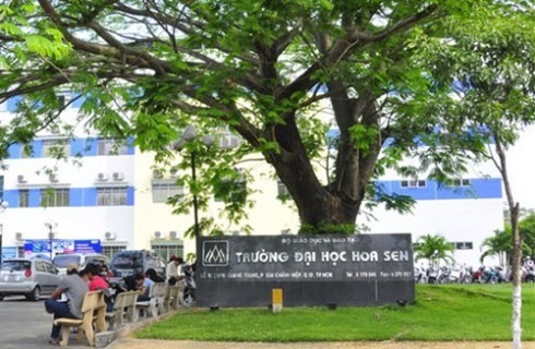 Cho tới nay, trường Đại học Hoa Sen chỉ được coi là trường tư thục (ảnh: website trường)