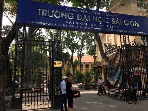Trường Đại học Sài Gòn, nơi xẩy ra những chuyện lạ ở Hội đồng nghiệm thu đề tài nghiên cứu khoa học (ảnh: P.L)