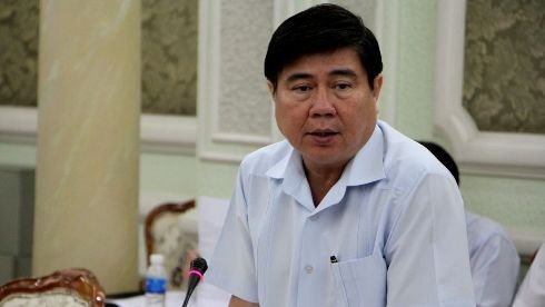 Chủ tịch TP.Hồ Chí Minh Nguyễn Thành Phong đề nghị năm 2017 giải quyết cơ bản việc lần chiếm vỉa hè (ảnh: P.L)