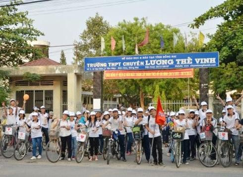 Trường trung học phổ thông chuyên Lương Thế Vinh, thành phố Biên Hòa, Đồng Nai (ảnh: blog hóa học)