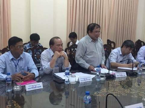 Thứ trưởng Bùi Văn Ga kết luận buổi làm việc ở tỉnh Đồng Tháp chiều ngày 12/5 (ảnh: M.Hằng)