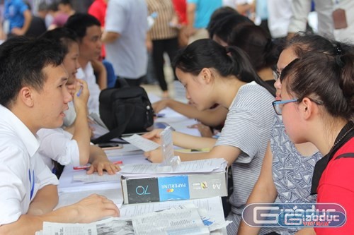 Nhiều trường Đại học tại Thành phố Hồ Chí Minh đã công bố điểm ngưỡng đầu vào xét tuyển (ảnh minh họa: T.L)