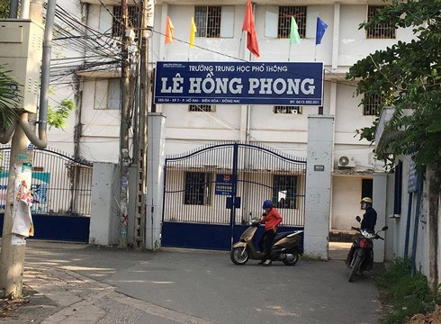 Tỉnh Đồng Nai kết luận, Trường Lê Hồng Phong ra đề kiểm tra học kỳ giống với đề cương (ảnh: P.L)