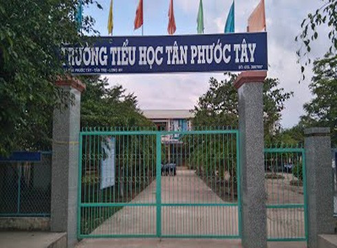 Huyện Tân Trụ vừa có quyết định điều chuyển Hiệu trưởng, 4 giáo viên Trường Tân Phước Tây (ảnh: sites.google.com)