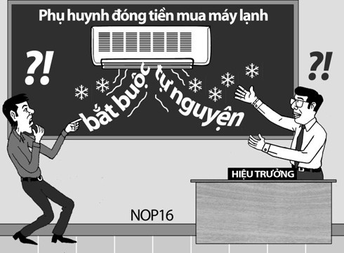 Thành phố Hồ Chí Minh vừa yêu cầu chấn chỉnh tình trạng lạm thu đầu năm học (minh hoạ của NOP)