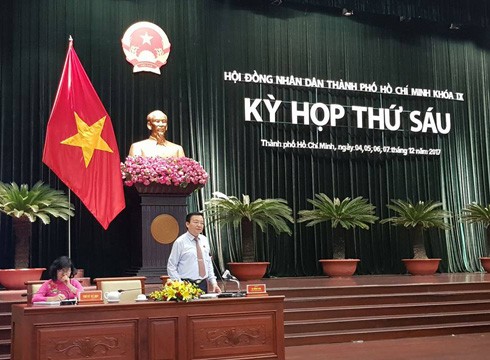 Giám đốc Sở Giáo dục và Đào tạo thành phố Lê Hồng Sơn nói về vấn đề bạo hành trẻ em (ảnh: P.L)