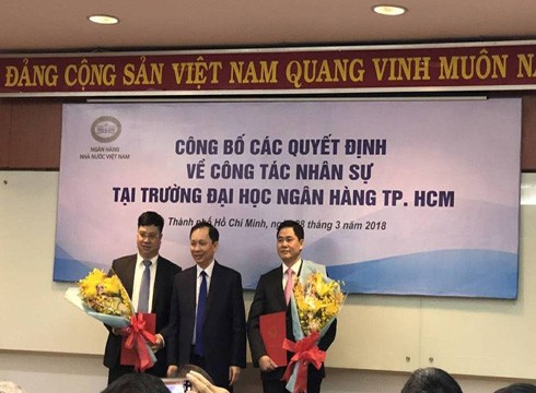 Ngân hàng Nhà nước Việt Nam công bố nhân sự mới của Trường Đại học Ngân hàng (ảnh: CTV)