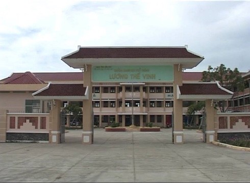 Trường trung học phổ thông Lương Thế Vinh, huyện Thạnh Phú, tỉnh Bến Tre (ảnh: FB nhà trường)