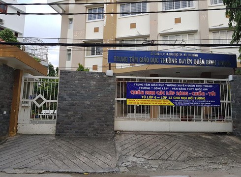 Trung tâm Giáo dục thường xuyên quận Bình Thạnh, Thành phố Hồ Chí Minh (ảnh: P.L)