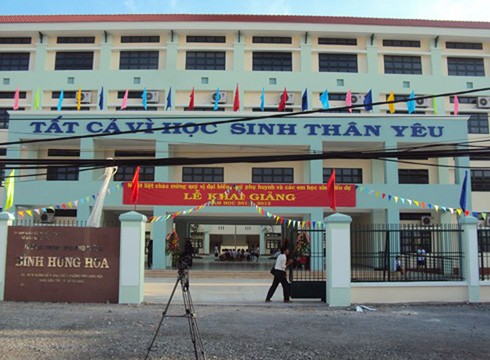 Trường trung học phổ thông Bình Hưng Hòa, quận Bình Tân, Thành phố Hồ Chí Minh (ảnh: website trường)