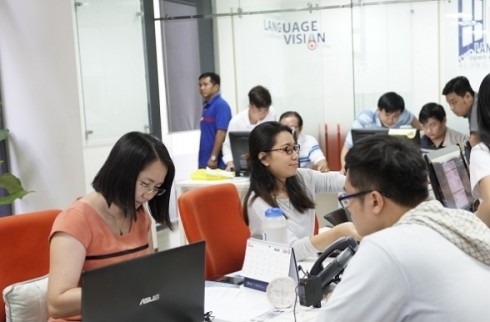 Thí sinh đăng ký dự tuyển ở Trường Đại học Hoa Sen, Thành phố Hồ Chí Minh (ảnh: HSU)